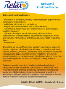 zdravotné kontraindikacie
